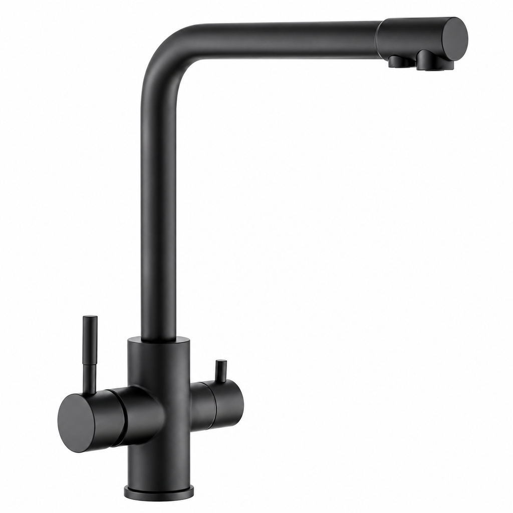 SKY PRIME 3-WAY SINK MIXER S/S BLACK MATT