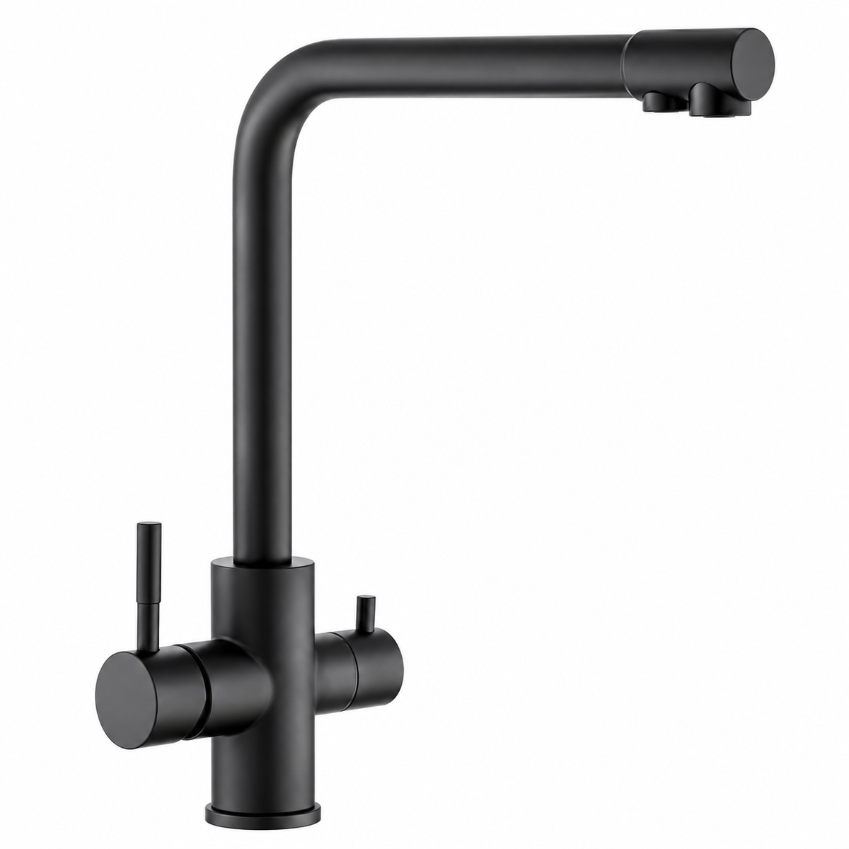 SKY PRIME 3-WAY SINK MIXER S/S BLACK MATT
